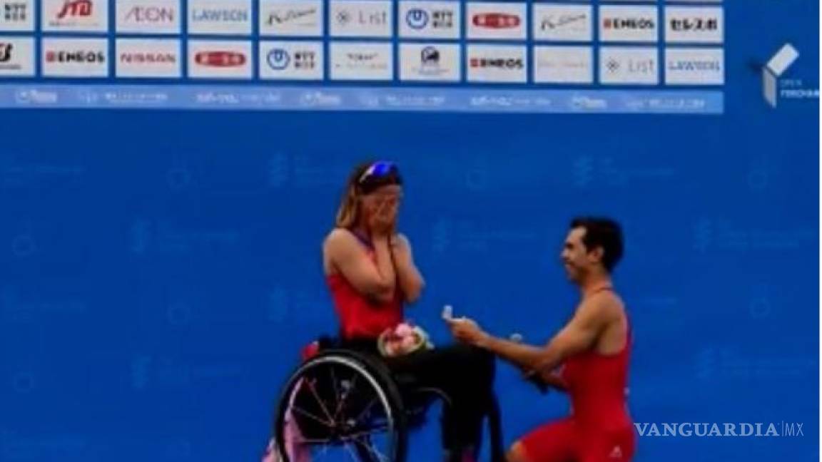 La romántica propuesta de matrimonio a triatleta paralímpica luego de ganar competencia