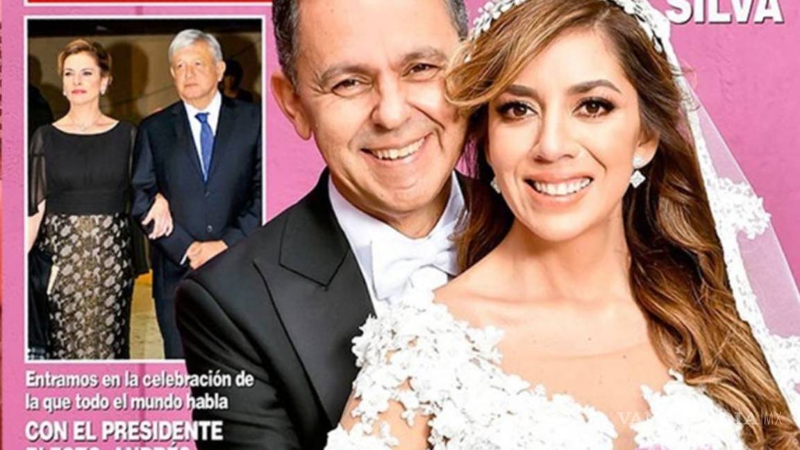 $!'No me casé yo'; responde AMLO a críticas por boda de César Yáñez