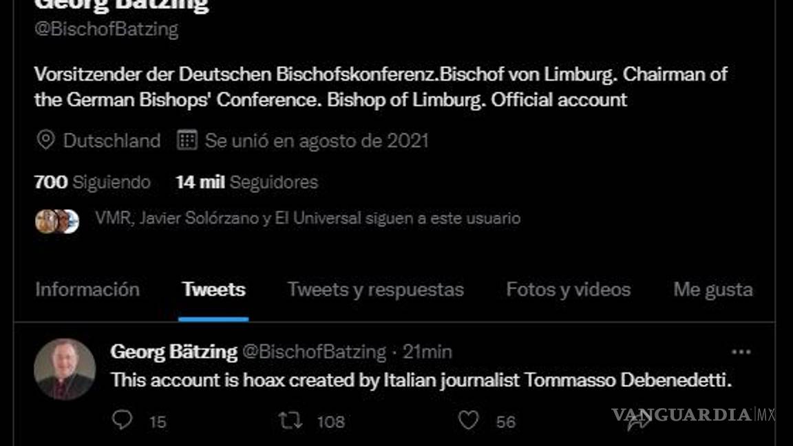 $!Muerte de Benedicto XVI, fake news creada por periodista italiano