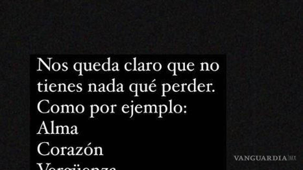 $!La cantante respondió a la postura de Chapoy.