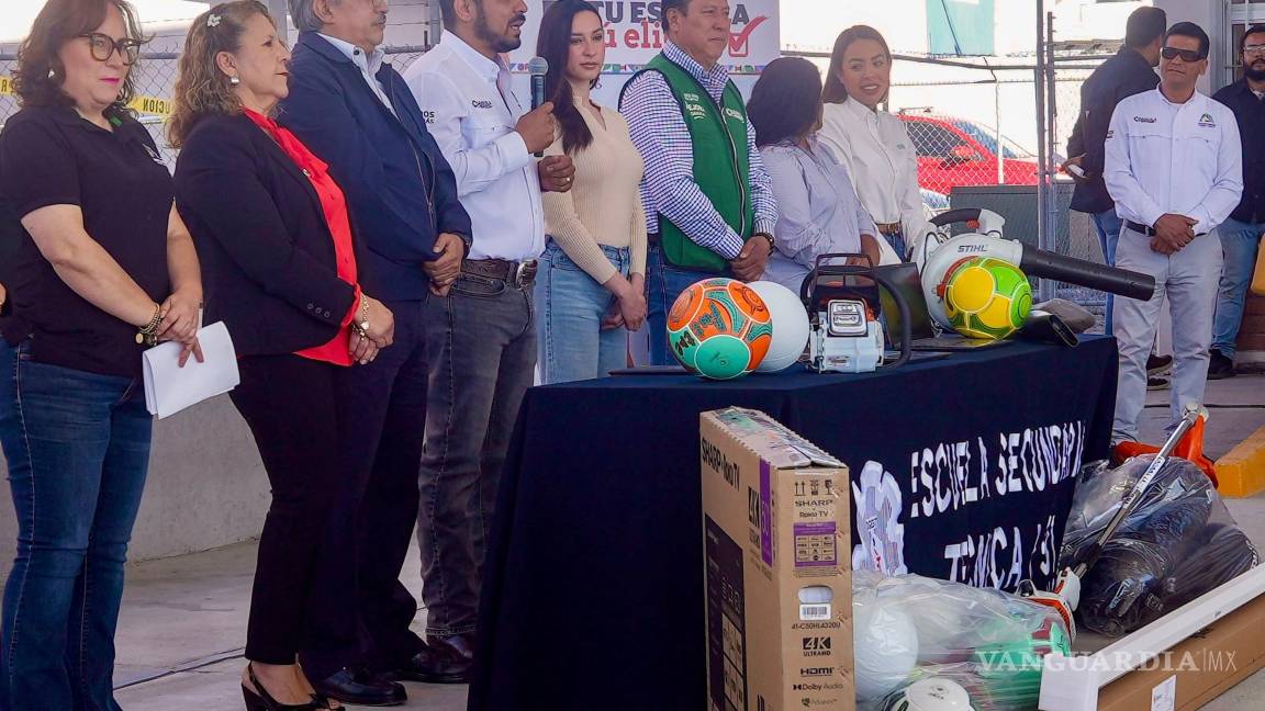 $!Equipamiento tecnológico y material de infraestructura forman parte de los apoyos entregados durante 2026.