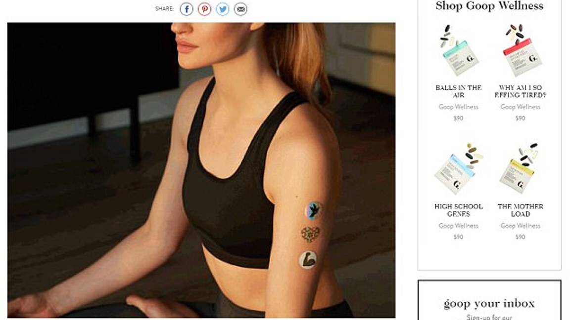 $!Gwyneth Paltrow vende parches 'sanadores', la NASA evidencia engaño