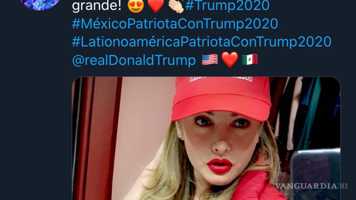 $!'Joe Biden es un pedófilo': Paty Navidad reitera su apoyo a Donald Trump