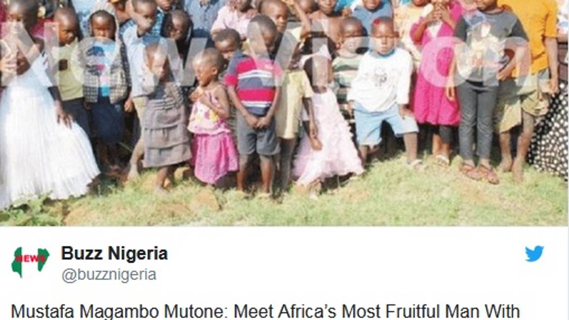 $!Este hombre tiene 174 hijos, 90 nietos ¡y 13 esposas!