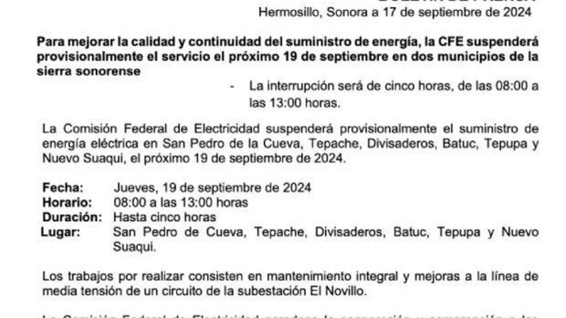 $!¿Habrá apagones masivos en México el 19 de septiembre? Esto es lo que se sabe sobre los rumores y los estados afectados