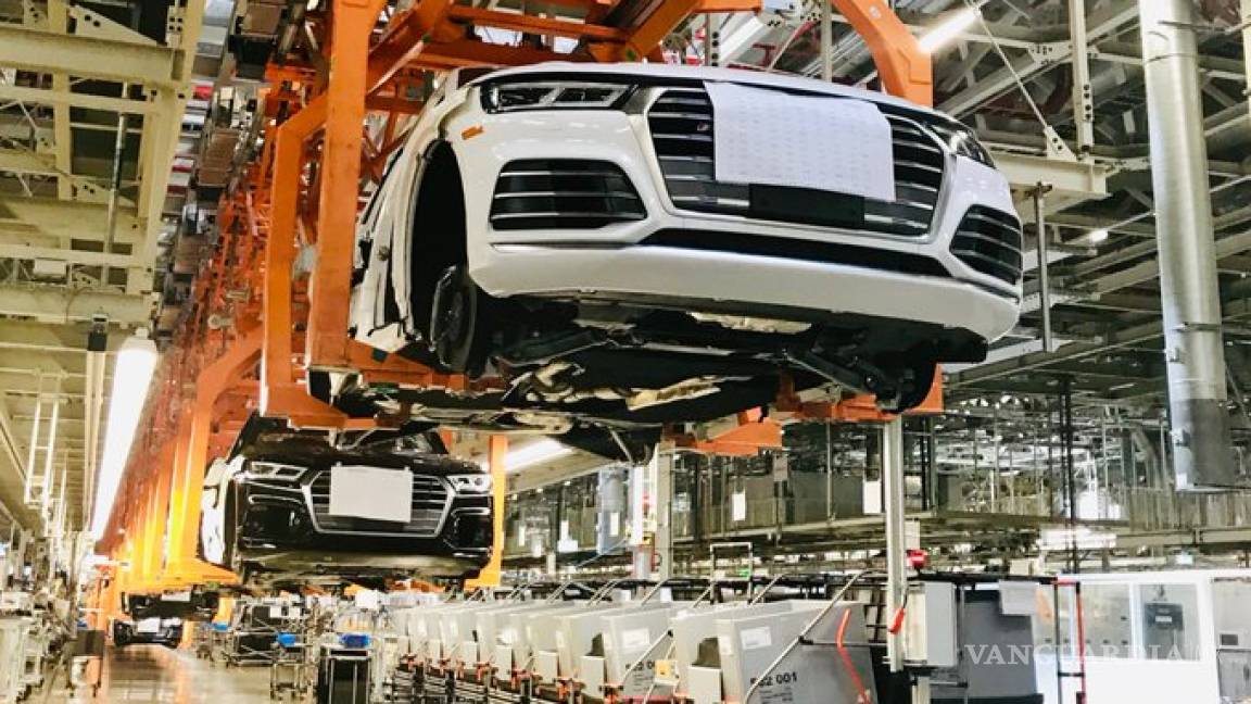 Audi para producción en Puebla por dos semanas