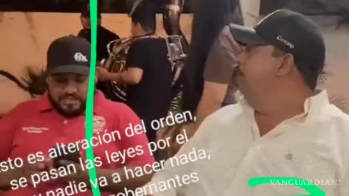 Ordena regidor de Matamoros, Coahuila a acompañante, disparar al aire por pura alegría (video)
