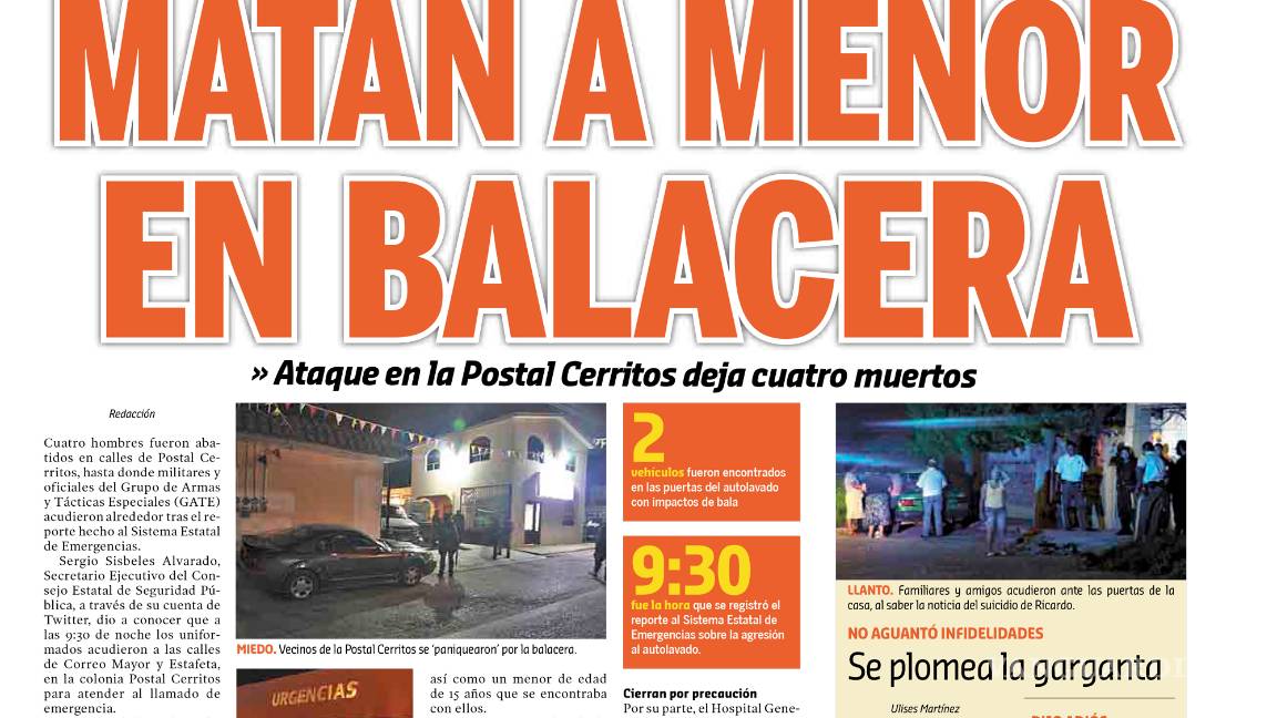 $!Asesinatos múltiples en Coahuila, una realidad poco conocida