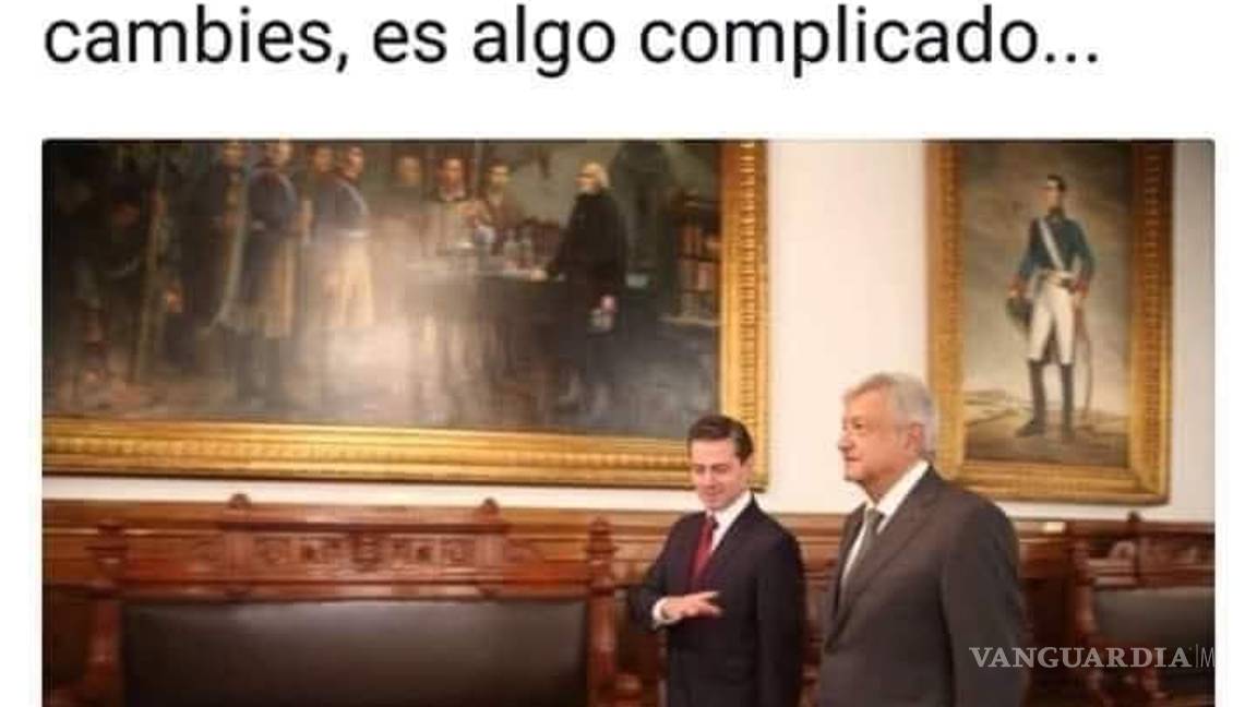 $!Peña Nieto le da consejos a AMLO en estos memes