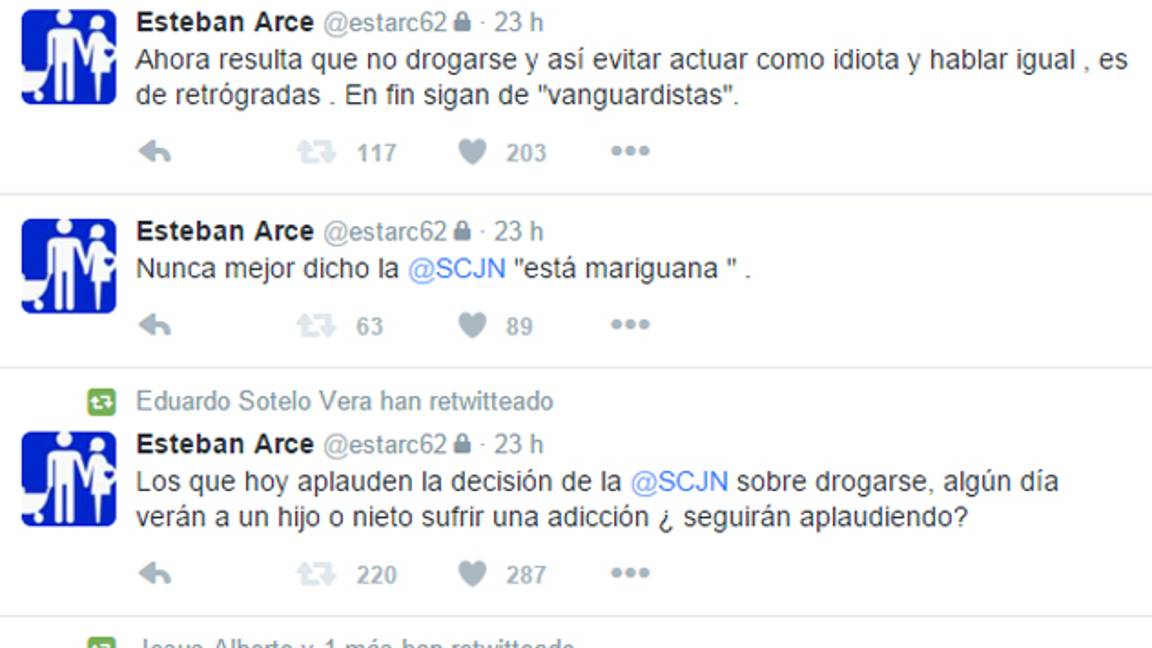 $!Esteban Arce lanza duras críticas: 'La SCJN está mariguana'