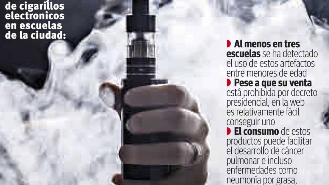 $!Padres de familia denuncian venta de vapeadores en escuelas de Saltillo; están prohibidos en México, por decreto presidencial