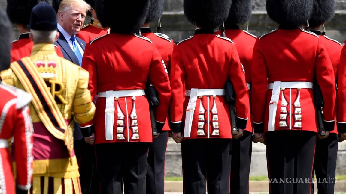 $!Inicia Trump en Londres su visita de Estado criticando al alcalde Sadiq Khan