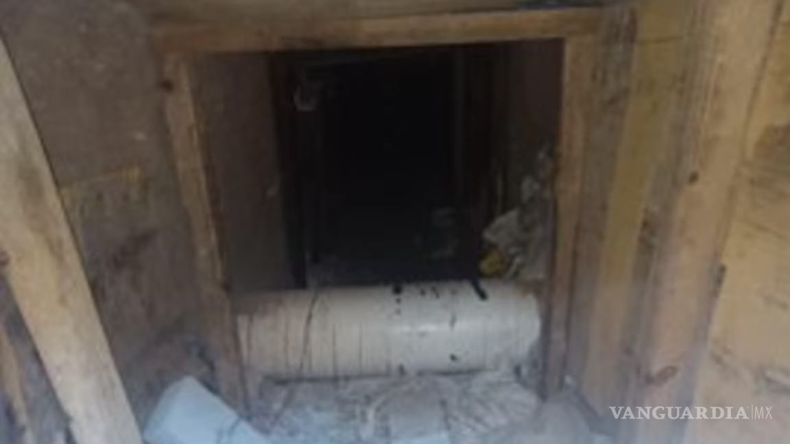 $!Así luce el ‘narcotúnel’ encontrado, que conecta Ciudad Juárez y El Paso Texas (fotografías)