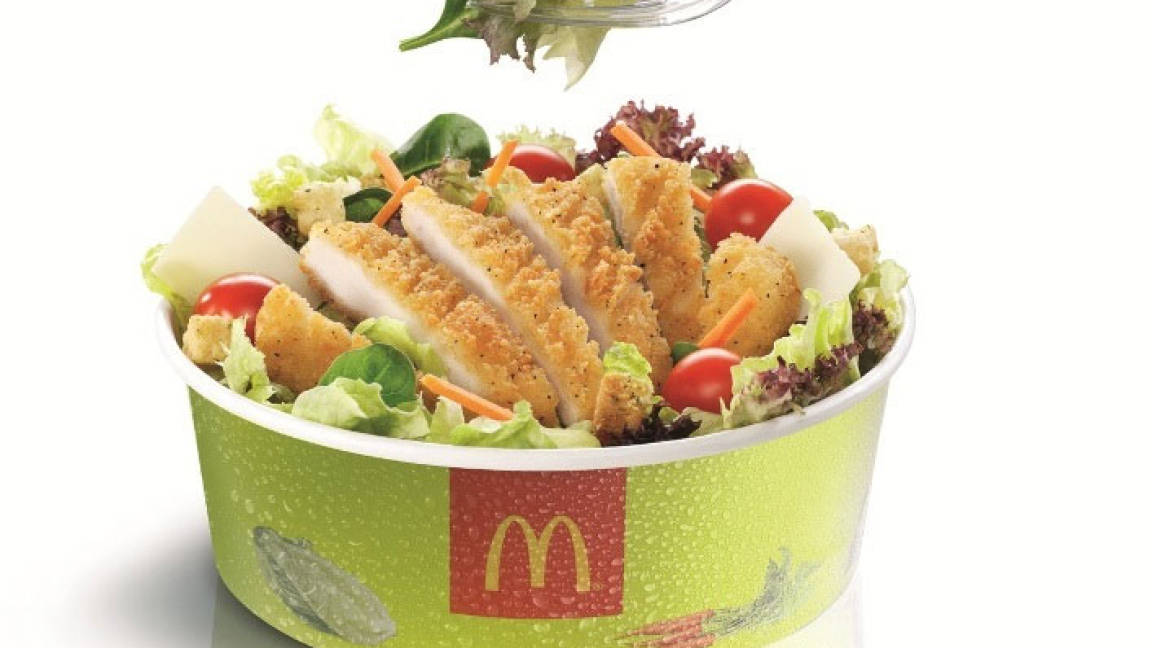 Cuidado, una ensalada de McDonald's engorda más que su hamburguesa doble