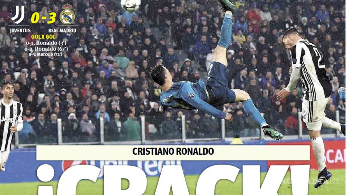 Cristiano Ronaldo acaparó las portadas del mundo