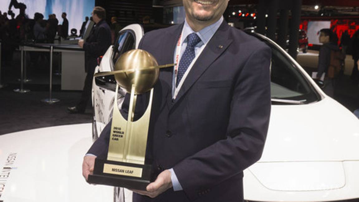$!Nissan LEAF 2018 es nombrado “Auto Verde del Año”
