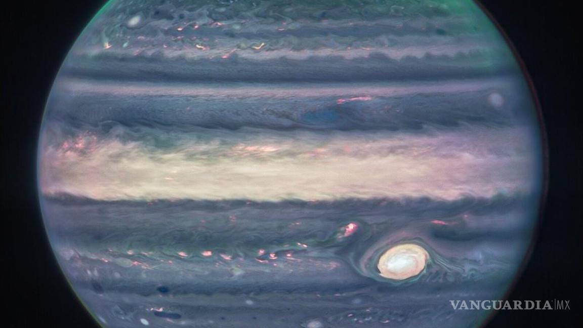 Nuevas imágenes de Júpiter tomadas por el Telescopio Espacial James Webb muestran cómo es su vida interna