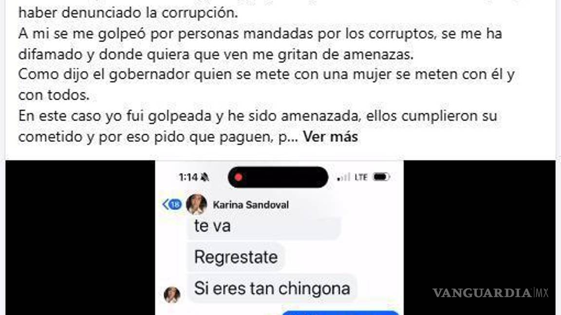$!La dirigente de MC afirmó que no ha sido protegida pese a contar con denuncias formales.