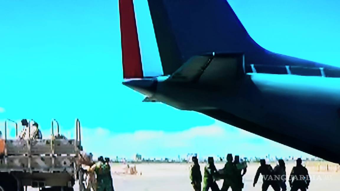 Arriba a Torreón avión de la FAM con insumos para enfrentar pandemia de COVID-19