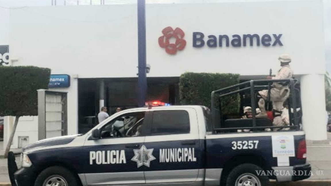 Despojan de $300 mil a cuentahabiente dentro Banamex en Torreón