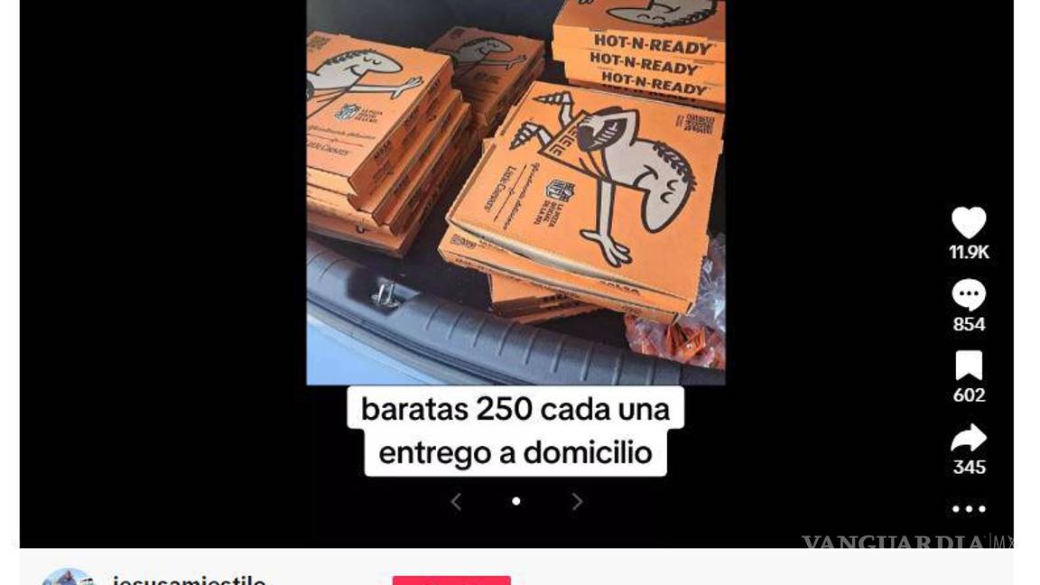 $!Revendedor oferta pizzas de Little Caesars a más del doble de precio en Baja California.