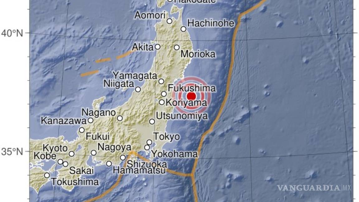 Sacude sismo de 6 puntos a Japón, hasta el momento no hay alertas de tsunami