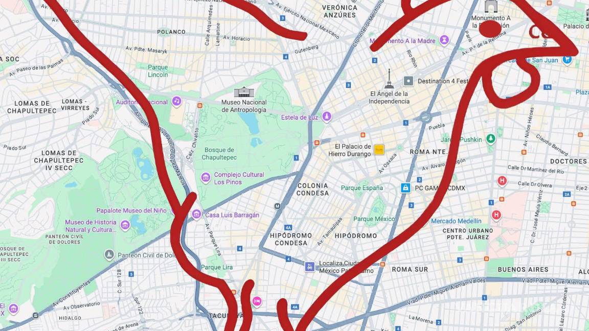 $!El gallo de la CDMX marca las colonias más populares y seguras según los internautas, incluyendo zonas como Condesa, Roma y Polanco.