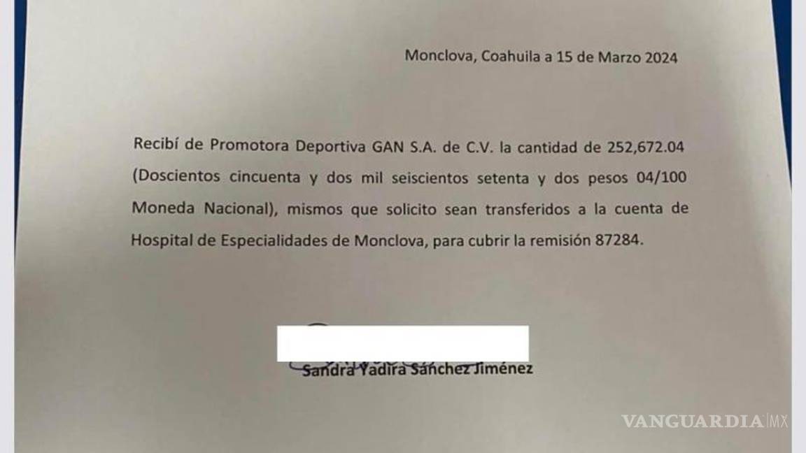 $!Los Acereros donaron lo recaudado en taquillas a Daniel.