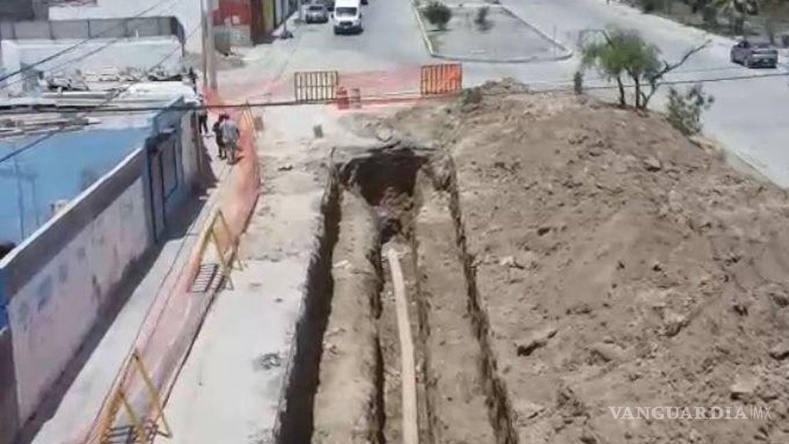 $!Los trabajos consistieron en la rehabilitación de 300 metros lineales del sistema de drenaje.