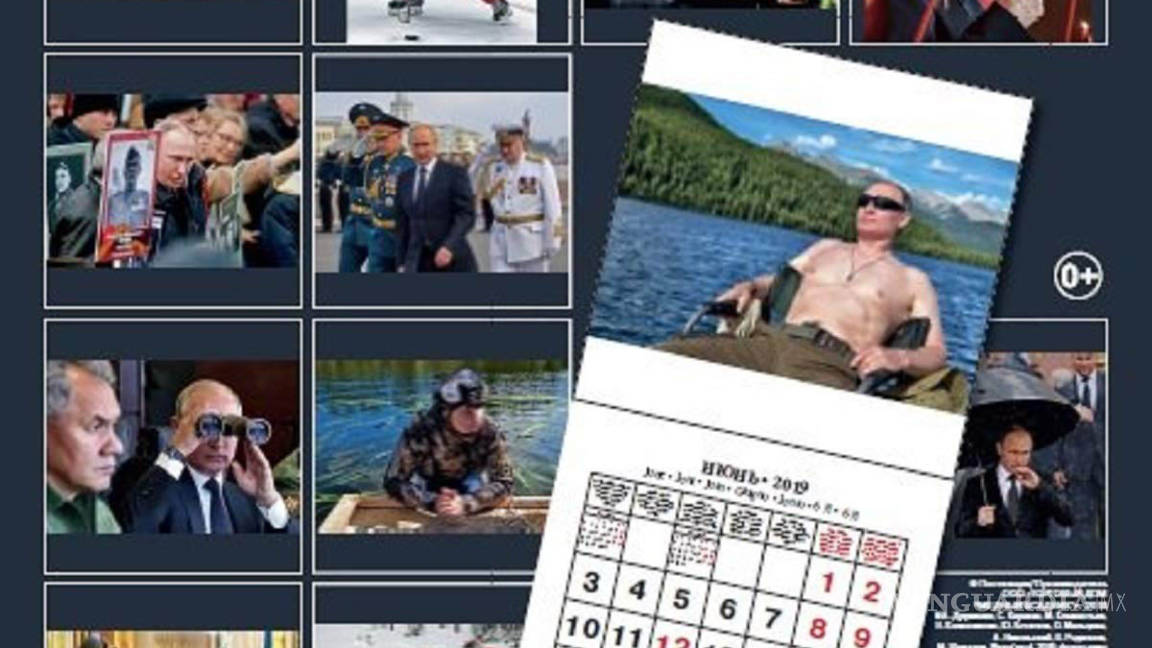 ¿Ya conoces el calendario 2019 de Vladimir Putin?
