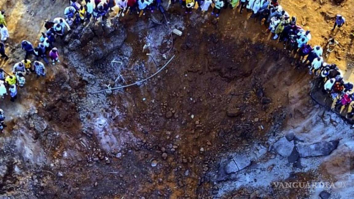 Cae supuesto meteorito en Nigeria dejando inmenso cráter (video)