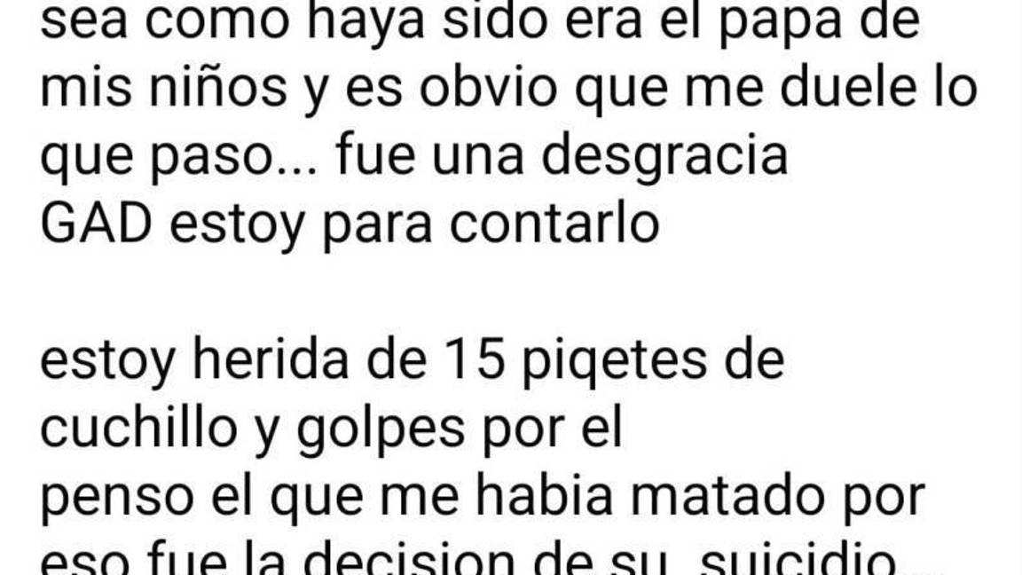 $!Fue el mensaje que compartió en redes sociales la mujer agredida en Parras.