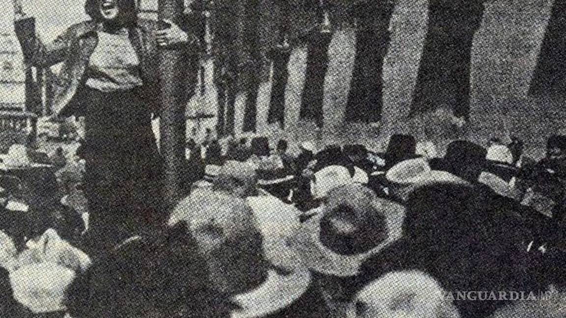 Elena Huerta, en el Muro de Honor del Congreso del Estado