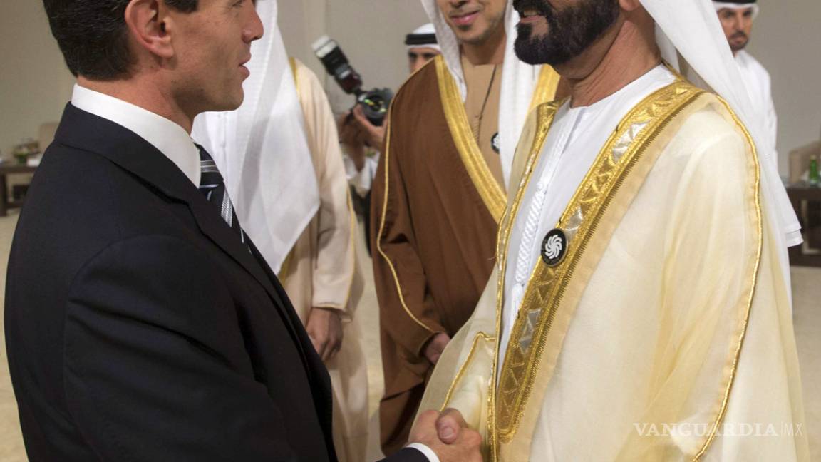 Príncipe árabe rompe protocolo e invita a Peña Nieto a comer en restaurante
