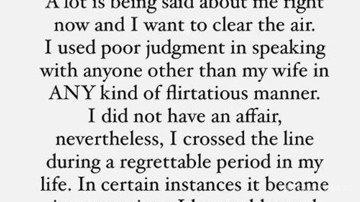 $!Desmiente Adam Levine infidelidad... admite que ‘cruzó la línea’; develan más mensajes ‘coqueteando’ con mujeres