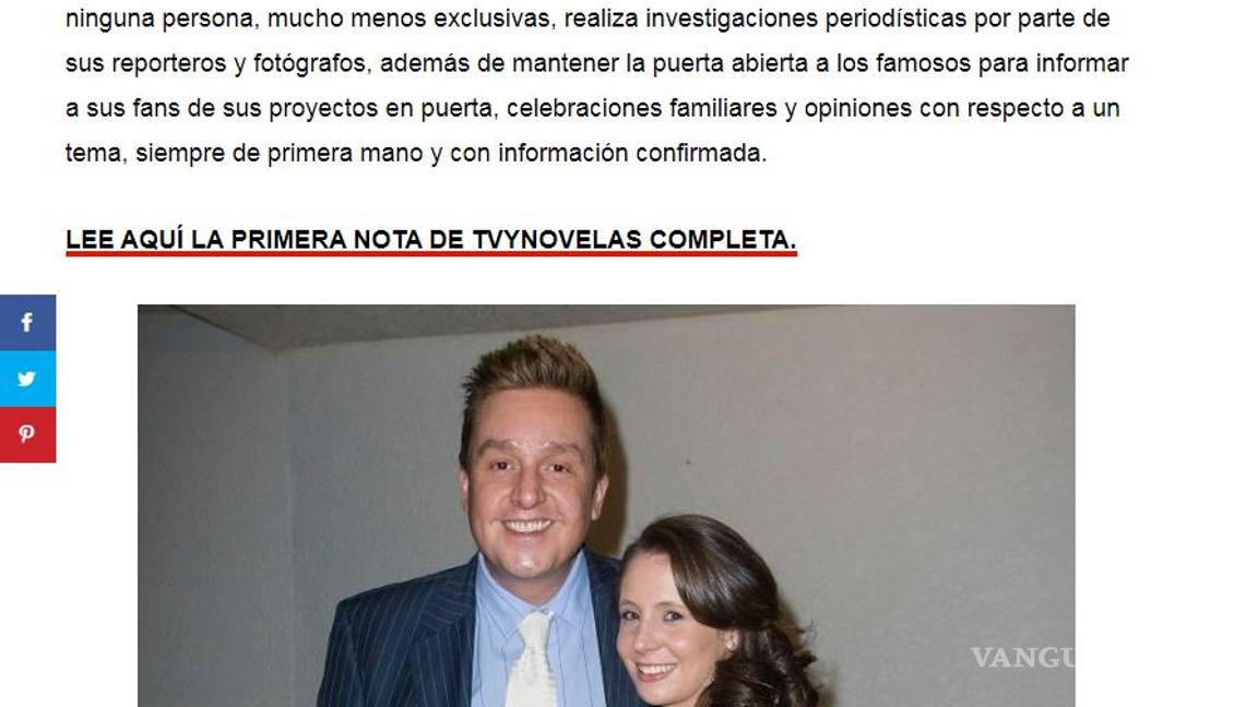 $!'Daniel Bisogno traicionó a Raquel Bigorra para no aceptar que es gay', afirma revista