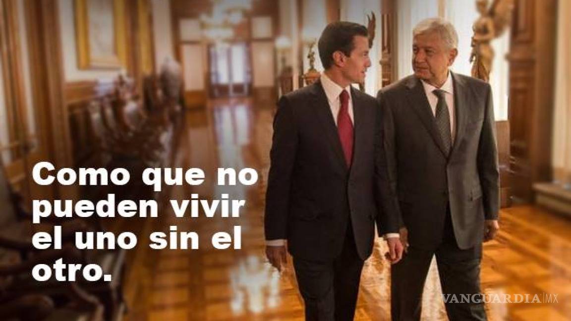 $!Peña Nieto le da consejos a AMLO en estos memes