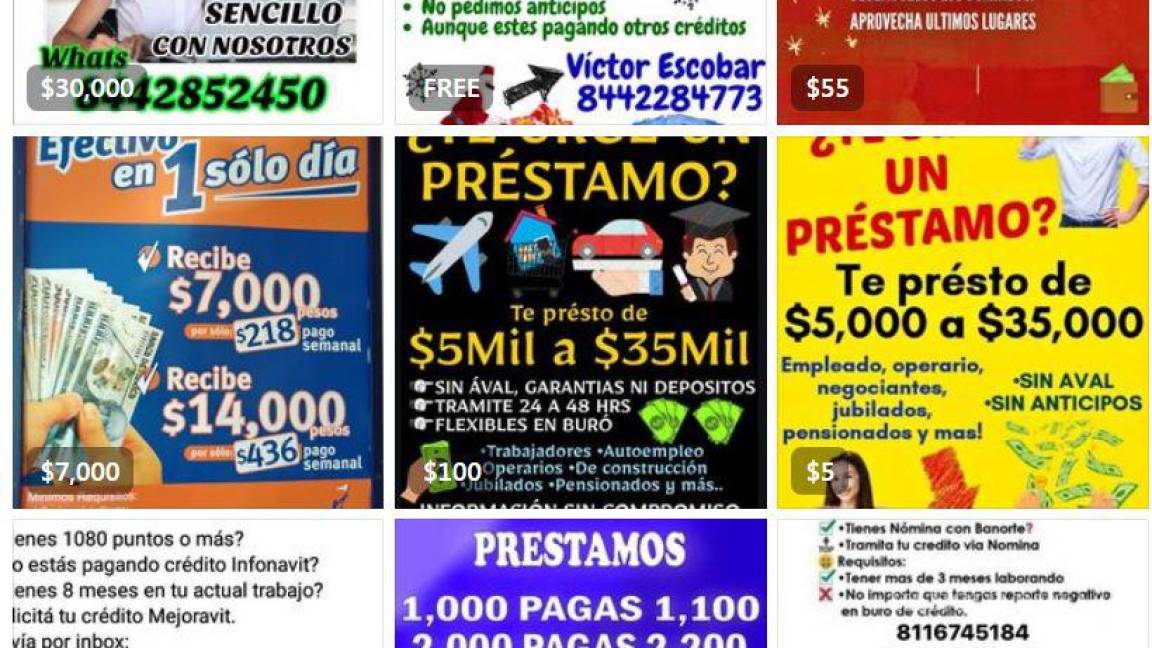 Saltillo: Aumentan redes de prestamistas con cuesta de enero