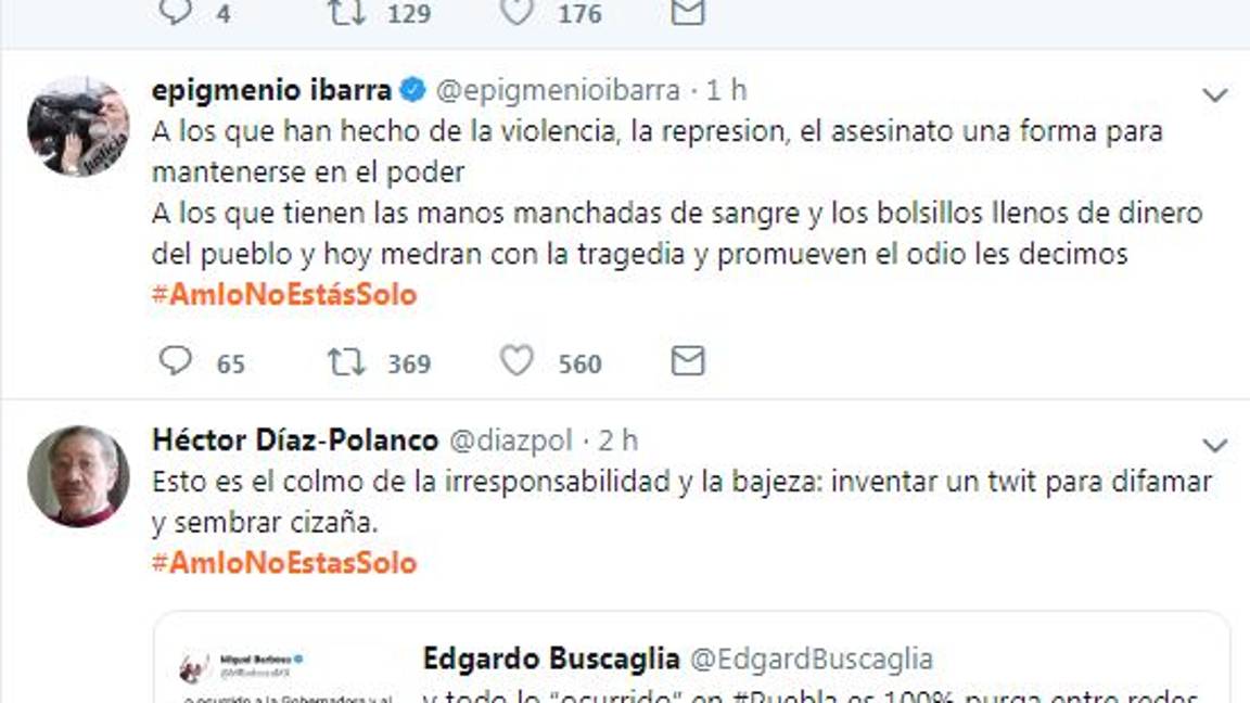 $!'Bots' desatan guerra contra AMLO por accidente de Martha Érika y Rafael Moreno