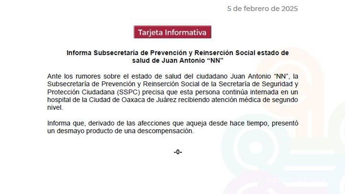 $!Desmienten muerte de Vera Carrizal, agresor de la saxofonista María Elena Ríos; está hospitalizado
