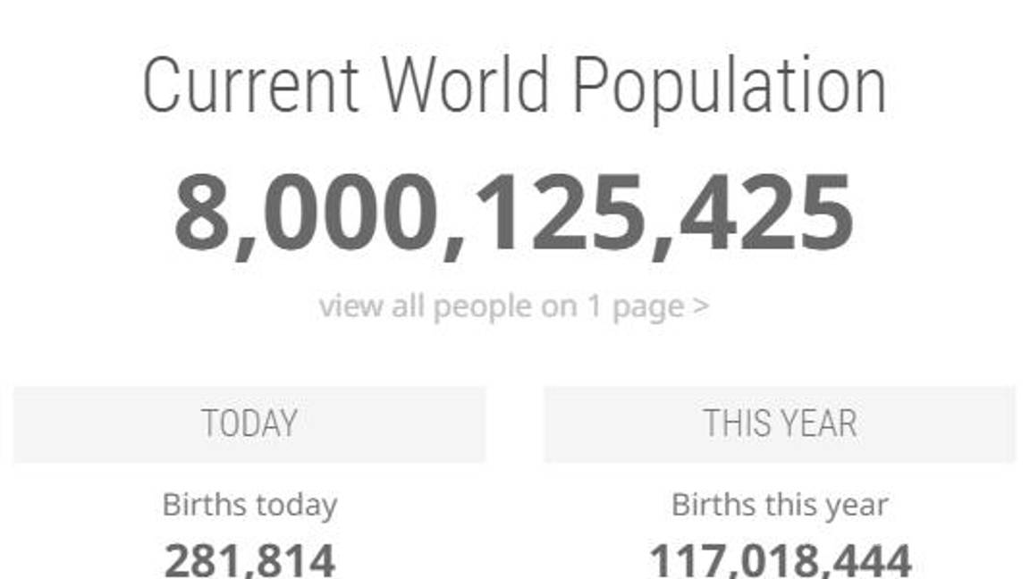 $!Él es Damián, el habitante ¡8 mil millones del planeta!