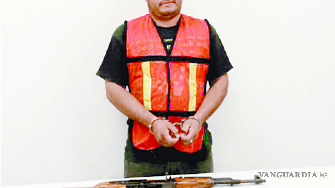 Detienen Gates a sujeto con armas en Matamoros, Coahuila