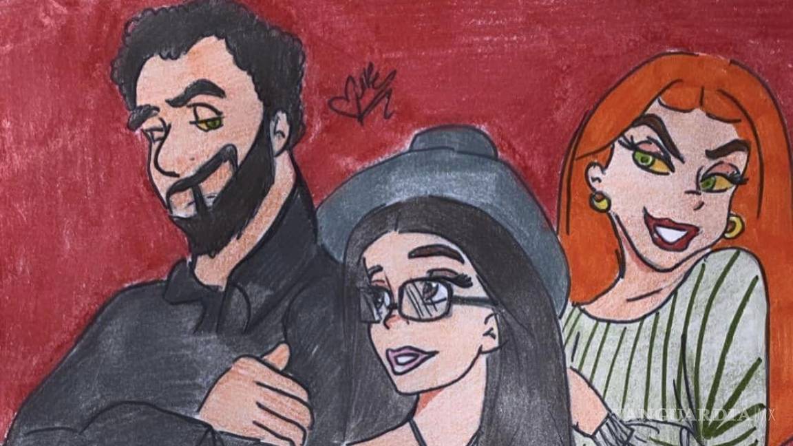 $!Coahuilense representa en dibujo el caso de Ariadna Fernanda