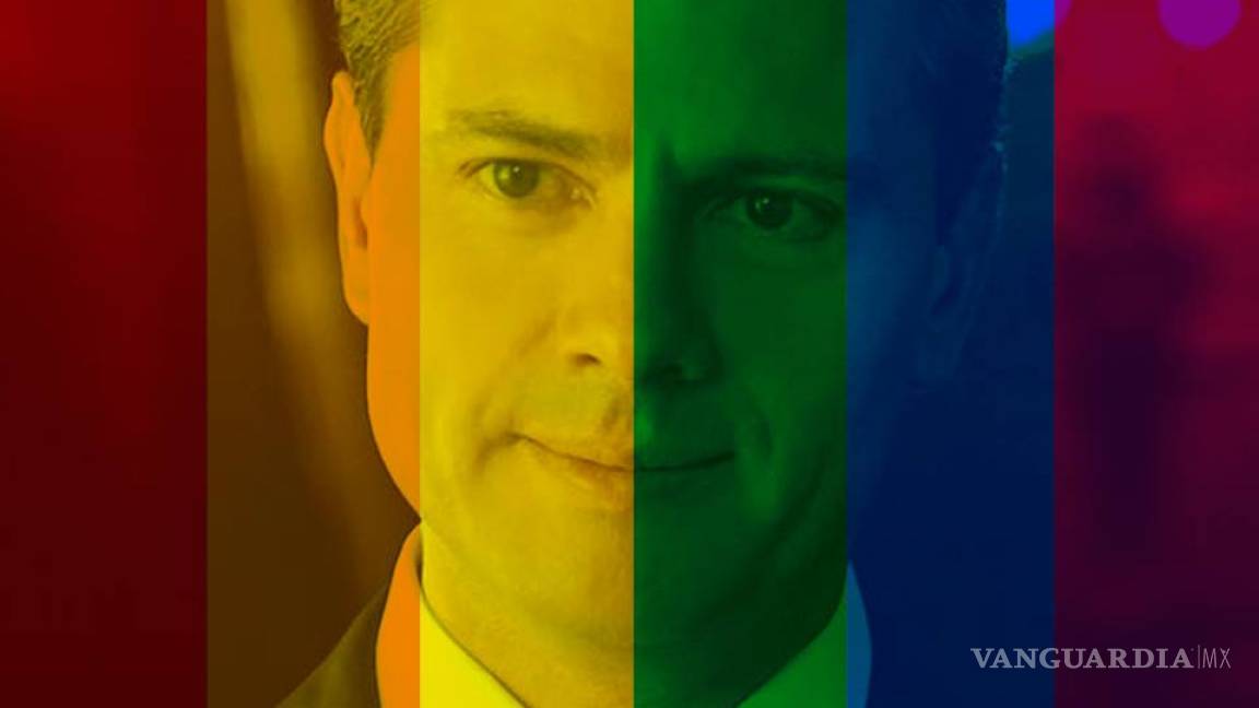 Peña Nieto pintó sus redes de colores contra la homofobia