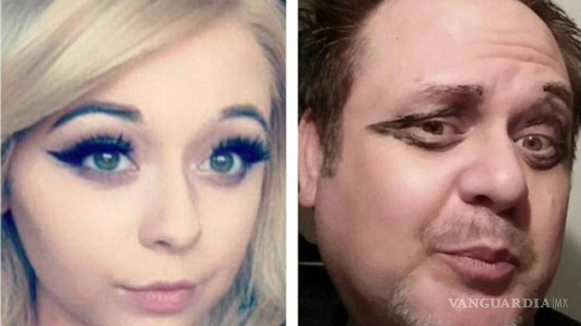 $!Papá imita las selfies de su hija