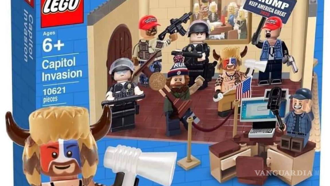 No dejan a LEGO atrás y hacen set falso sobre la invasión del Capitolio