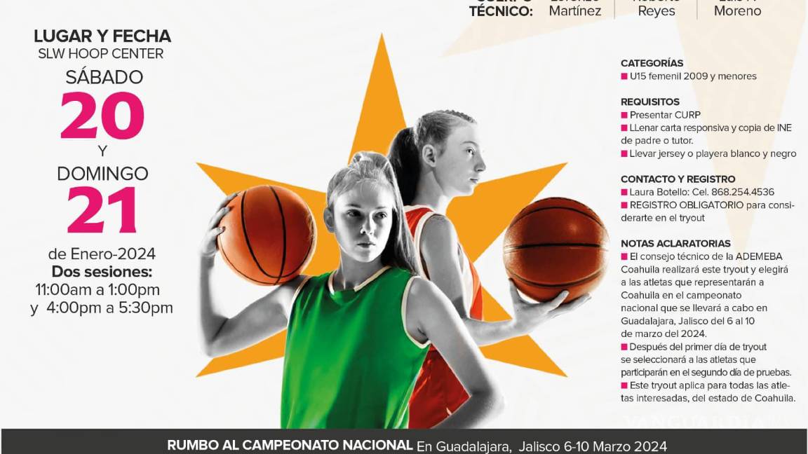 $!Las chicas tendrán que cumplir con los requisitos que se presentan en dicha imagen.