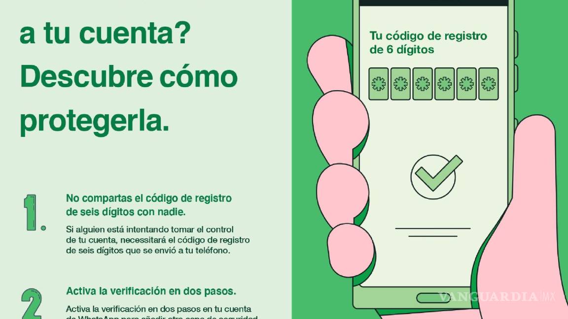 $!Alertan sobre seguridad en WhatsApp ante hackeos y difunde medidas para proteger cuentas