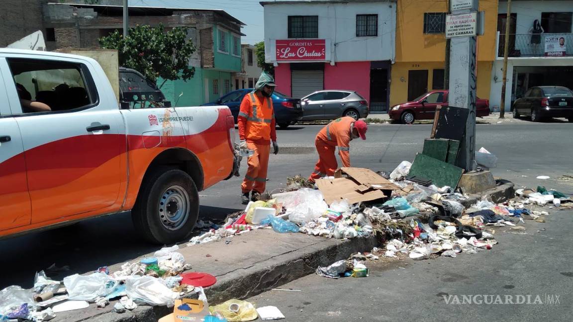 Arrojar desechos en lugares prohibidos, mala práctica de ciudadanos en Torreón