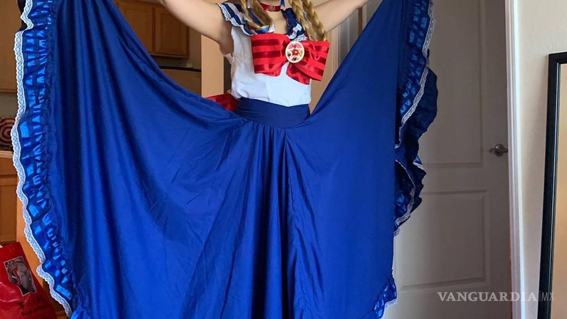 $!Sailor Moon folclórica; mira el cosplay que une al anime y a México